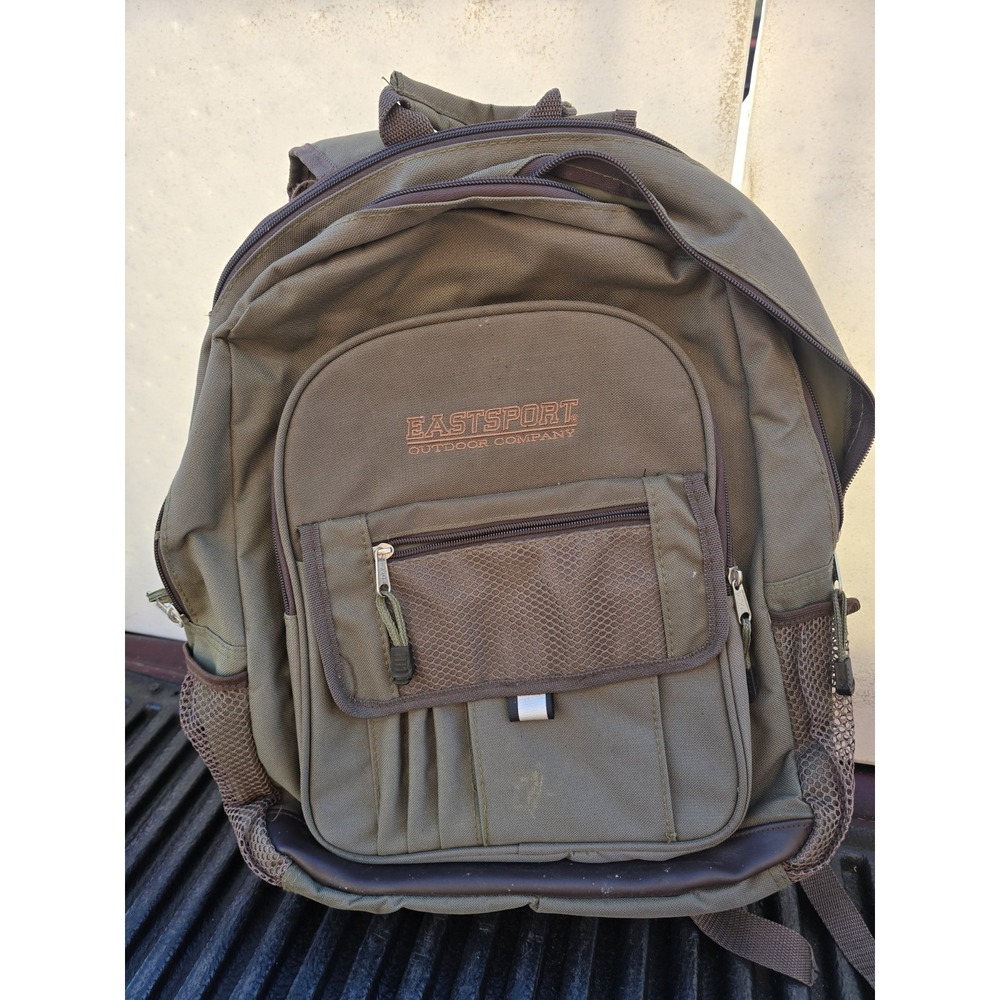 Eastsport 90s Vintage Outdoor Backpack Hiking Camping Bag‎ green